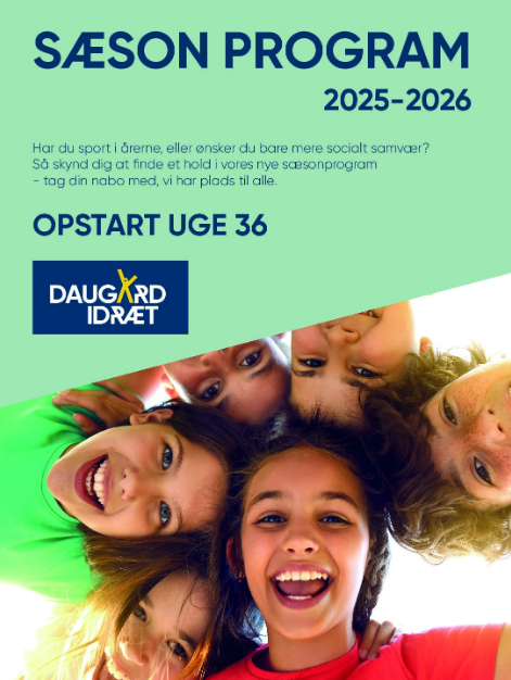 Sæsonprogram daugård idræt